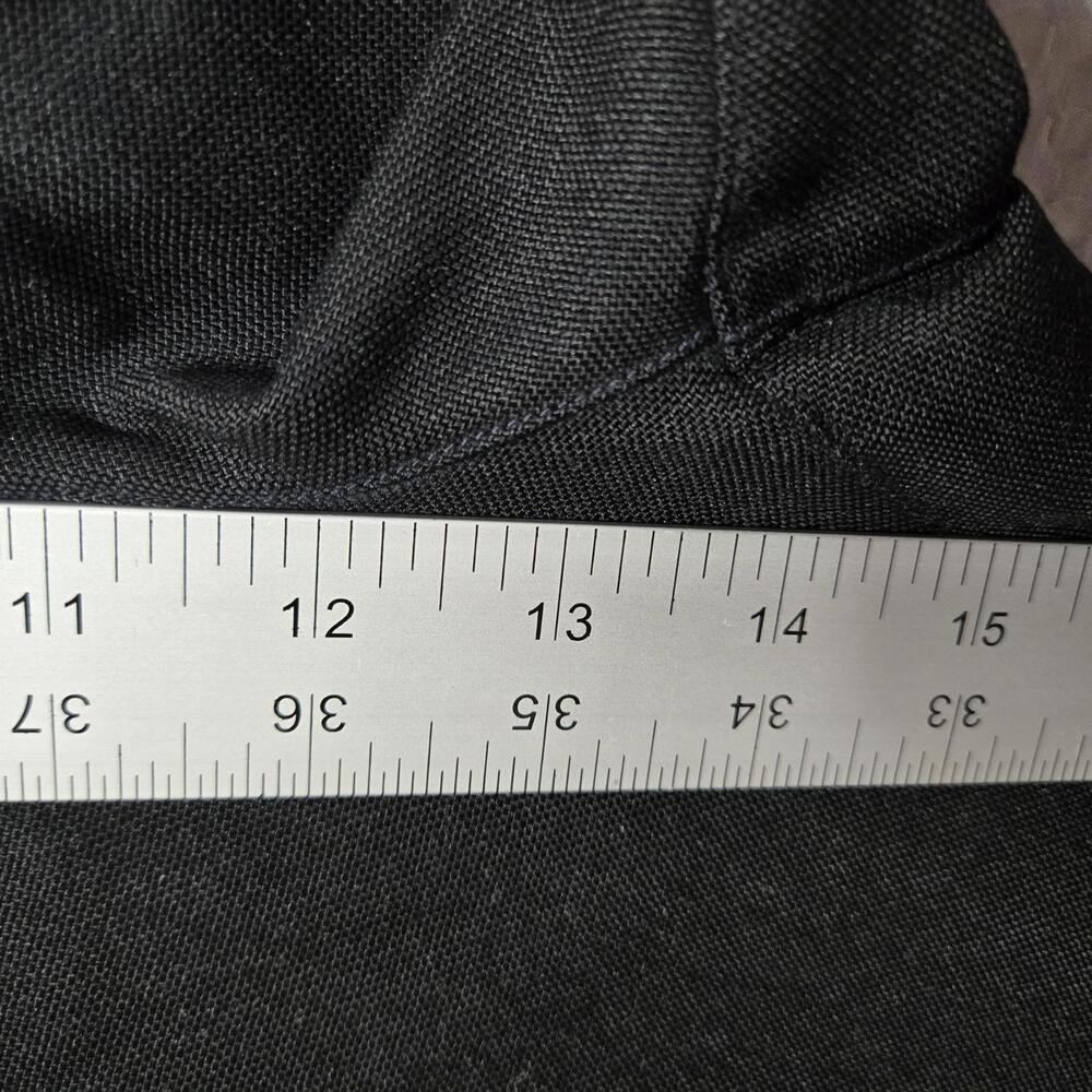 Tommy Bahama 100% Silk Pleated Dress Pants Men's 36 Black Luxury Relaxed Chino - Picture 8 of 8